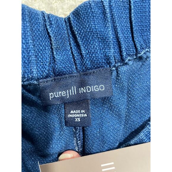 NWT J.Jill Women's Size XS Elastic Waist Lyocell Pants Shorewash Blue MSRP $89 - Picture 6 of 12